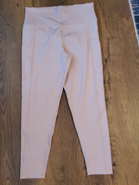 American Eagle Outfitters Blush High-Rise Leggings With Side Pockets Nwt
